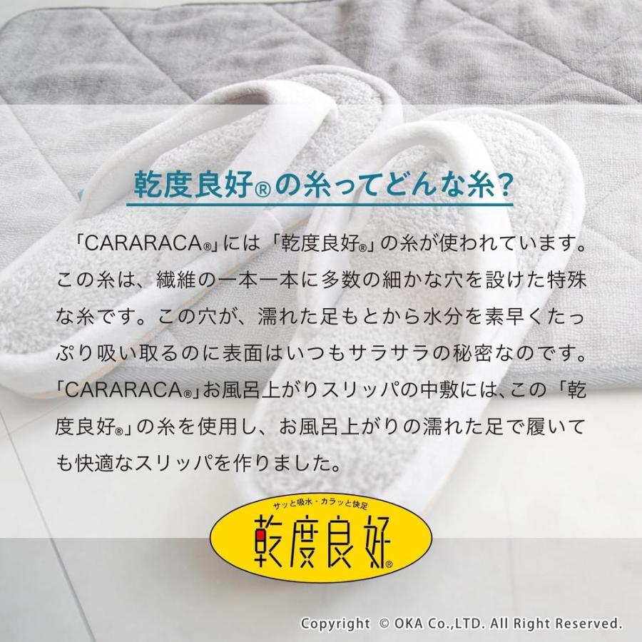 【10個セット】選べる お風呂上がりスリッパ | スリッパ カララカ オカ 吸水速乾 洗えるスリッパ トングスリッパ おしゃれスリッパ 足ざわり 足蒸れ防止 お風呂_4