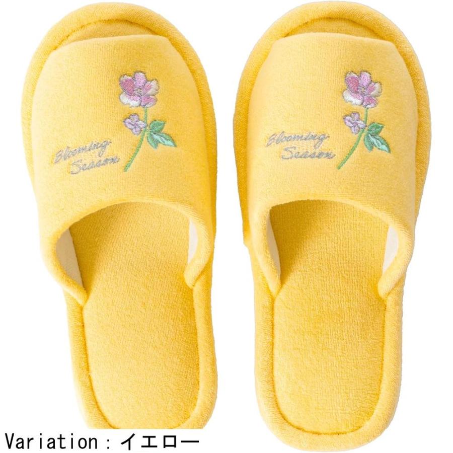 【10個セット】選べる ブルーミングシーズン スリッパ | スリッパ トイレスリッパ おしゃれ 花柄 かわいい シンプル ナチュラル トイレタリー 丸洗い 清潔感 滑_5