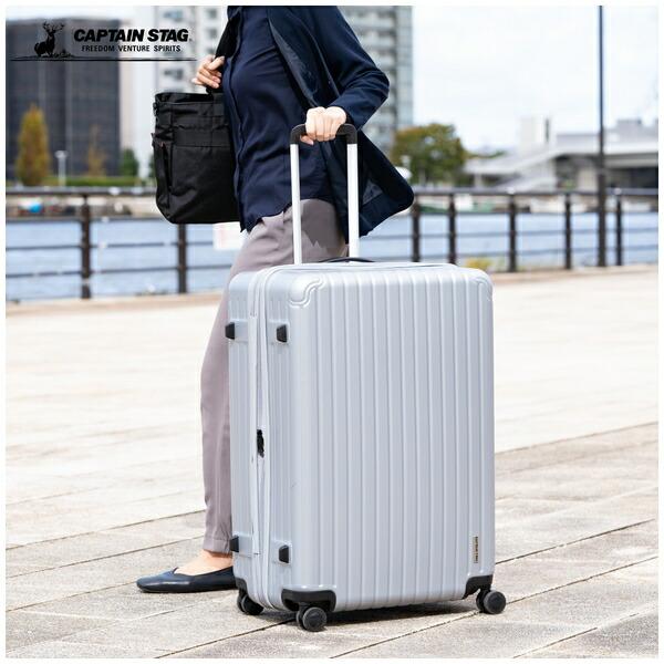 キャプテンスタッグ(CAPTAINSTAG) スーツケース(TSAロックWFタイプ) Lサイズ (シルバー) 105L/120L_2