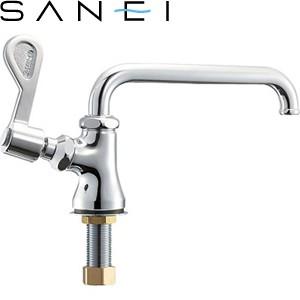 三栄水栓(SANEI) A5310L-13 厨房用立形自在水栓(左ハンドル) ：SB7894｜firstnet