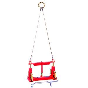 サンキョウトレーディング U字溝吊りクランプ 　マシンバイス 内吊ジャスト 300オート (ワイヤー付) ：1台 [在庫有り]