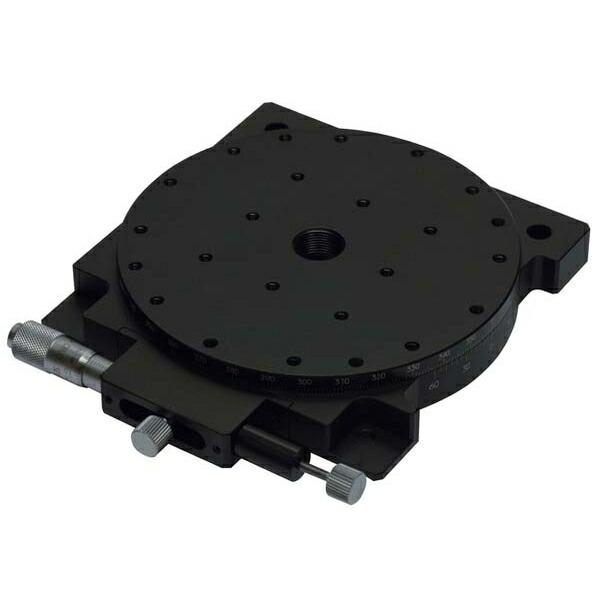 中央精機 微動回転スリムステージ φ125（クロスローラベアリング式）（逆マイクロタイプ） RS-147-1R