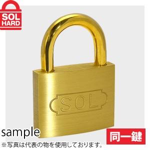 SOL HARD (ソールハード)　No.2500　シリンダー南京錠　20mm　同一鍵　単品｜firstnet