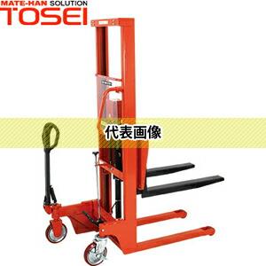 東正車輛 ゴールドリフター マスト式リフト GLF-H800-14W 操作ハンドル付タイプ(足踏) [法人・事業所限定]