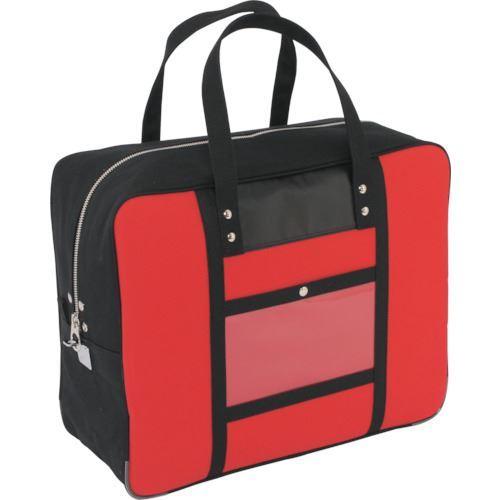 ■SANEI 帆布メール用ボストン(LL)馬蹄錠金具付 赤 BTLLU02(1143738)