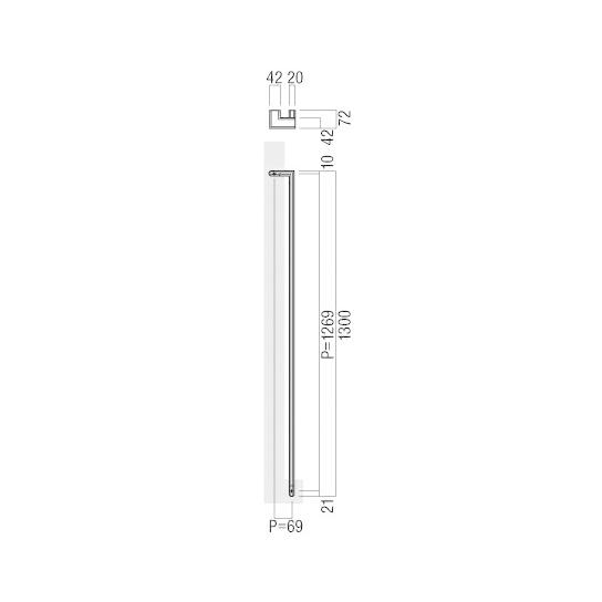 無料で配送 UNION(ユニオン) T5785-15-024-R ドアハンドル 押し棒 1セット(内外) [ネオイズム]