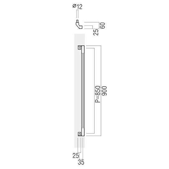 UNION(ユニオン) T870-71-068-L900 ドアハンドル 押し棒 1セット(内外) [ネオイズム]