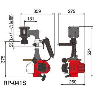 山田機械工業 ビーバービッグハンマー 杭打機(くい打ち) RP-042S (旧型番：RP-041S)(ガイドパイプ・アンビル Φ65付)　[在庫有り]｜firstnet｜02