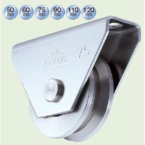 ヨコヅナ ロタ・ステン重量戸車 120mm V型 WBS-1205 1個