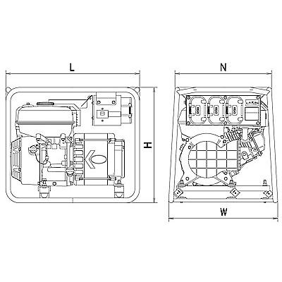 EXEN エクセン 高周波軽量発電機 HAG134MHA(旧型番HAG136MF EXEN エクセン 高周波軽量発電機 HAG134MHA(旧型番HAG136MF