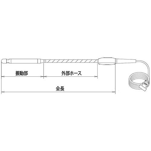 EXEN エクセン インナーバイブレータ HBM30ZX-R ゴムヘッド 6m