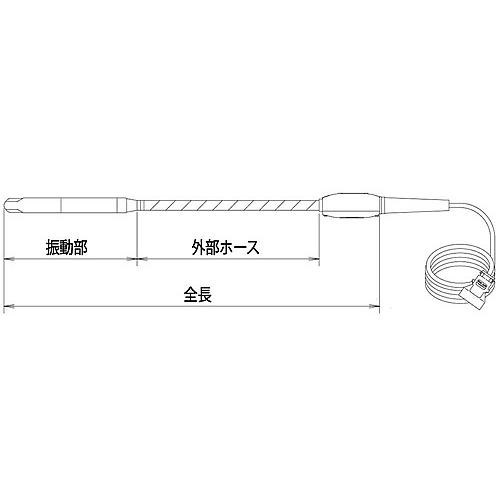 EXEN エクセン インナーバイブレータ HBM30ZX フィンヘッド 6m フレキ
