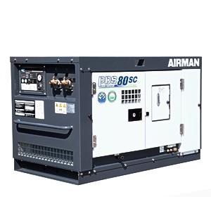 北越工業(AIRMAN) エンジンコンプレッサ PDS80SC-5C5 (ボックスタイプ 