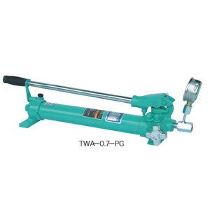 大阪ジャッキ製作所 爪付パワージャッキ CE-1016用手動ポンプ(圧力計付