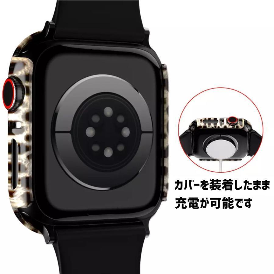Apple Watch ベルト 42 44 45mm 黒赤 千鳥柄