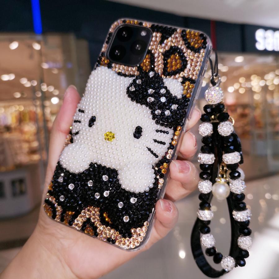 かわいい キティ iphoneケース 手作り キティちゃん iphone15 ケース iphone14 iphone13 ケース iPhone12/11 ケース PRO 7/8/SE2 スマホケース 韓国 キラキラ｜firstpenguinclassics｜05