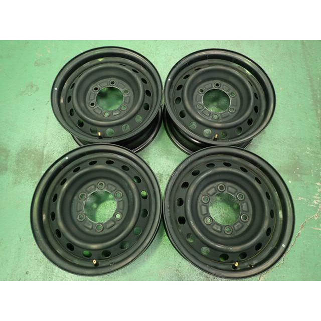 【TOYOTA】200系 ハイエース純正 （鉄）　6J-15　+35　139.7/6　中古ホイール4本セット★ | 