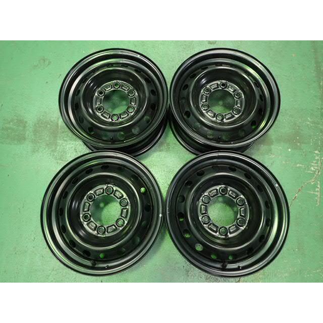 【TOYOTA】200系 ハイエース純正 （鉄）　6J-15　+35　139.7/6　中古ホイール4本セット　B★ | 