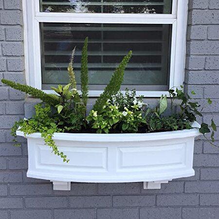 Mayne 4830-W Nantucket Window Box， 3-Foot， White 
