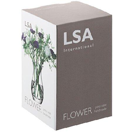 LSA(エルエスエー) フラワーベース(花器) クリア 高さ17.5cm FLOWER G584-18-301 