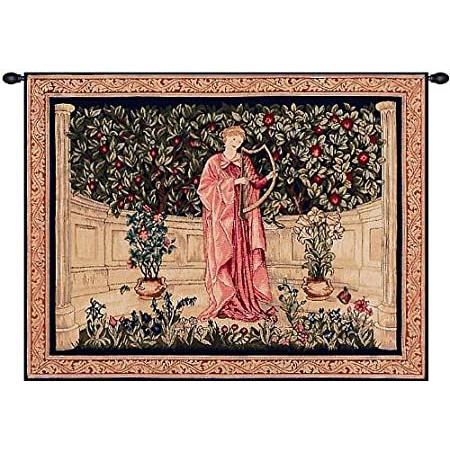 The minstrel french tapestry - 42 in. x 32 in. cotton/viscose/polyester/ by