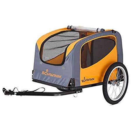 Schwinn Rascal Bike Pet Trailer, For Small and Large Dogs, Small, Orange
