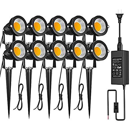 ZUCKEO 5W LED Landscape Lights with Transformer 12V 24V Waterproof Garden P