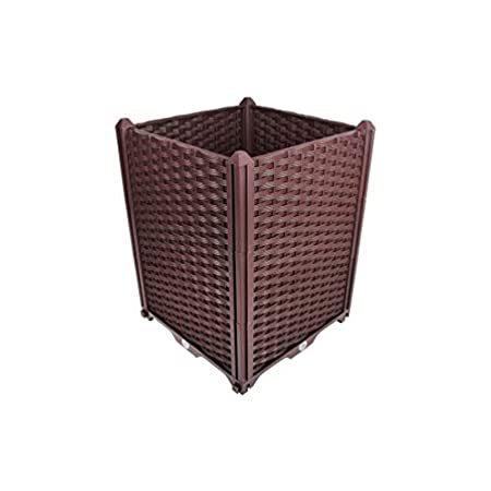 Baoyouni Square Raised Garden Bed Kit Indoor Outdoor Plastic Planter Grow B