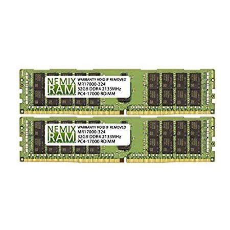 【１着でも送料無料】 NEMIX RAM Memor RDIMM (2x32GB) 64GB Express5800/A2040d NEC for NE3302-H042F メモリー