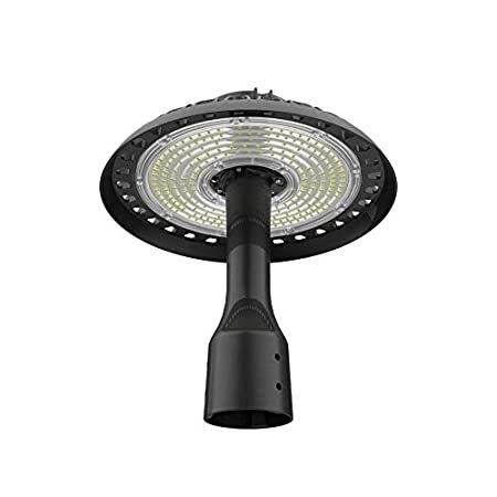 CYLED Post Top Light 100W LED Circular Area Light 13000Lm 5500K Pure White