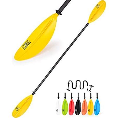 注目ショップ ブランドのギフト Oceanbroad カヤックパドル パドルリーシュ付き カヤックボートオール プレミアムカーボンシャフト 230cm 90 5インチ マリンスポーツ Rockmusikverein De
