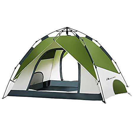MOON LENCE Pop Up Tent Family Camping Tent 4 Person Tent Portable Instant T