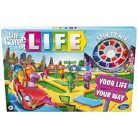 【50％OFF】 Game The Gaming Hasbro of Ind Players, 2-4 for Game Board Family Game, Life ボードゲーム