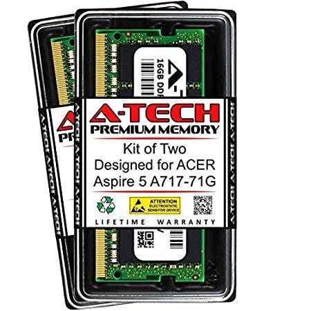 豪華で新しい 16GB) x (2 32GB A-Tech RAM SODIMM 2400MHz DDR4 | A717-71G 5 Aspire ACER for メモリー