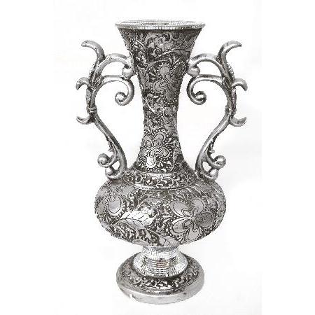 AFD Home Galena Carved Urn 17 Inch Accessories Vases Urns Bowls