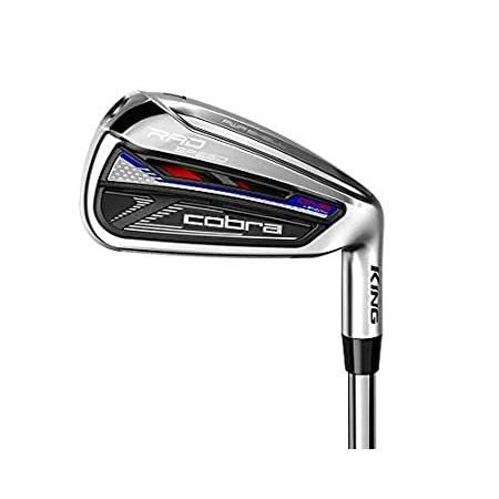 Cobra Golf 2021 Radspeed One Length Combo Iron Set Satin Chrome-Blue-Red (M