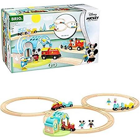 最終値下げ Railway Wooden Deluxe Mickey's Disney 32292 BRIO Set Set Train Toy Wooden | 知育玩具