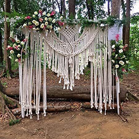 CraftDesignIndia Sale Bohemian Macrame Wedding Backdrop Decor Boho Macrame