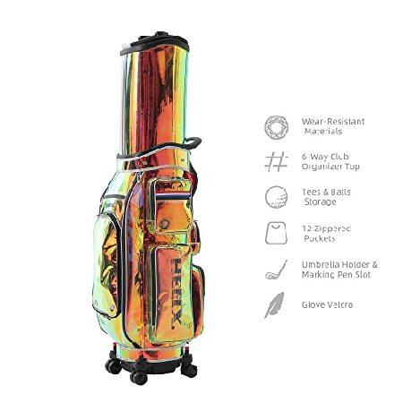 公式 グッズ HELIX 格納式ゴルフバッグ ホイール付き 丈夫なゴルフカートバッグ 容量12ポケット 【AA1390193449】(48906円)