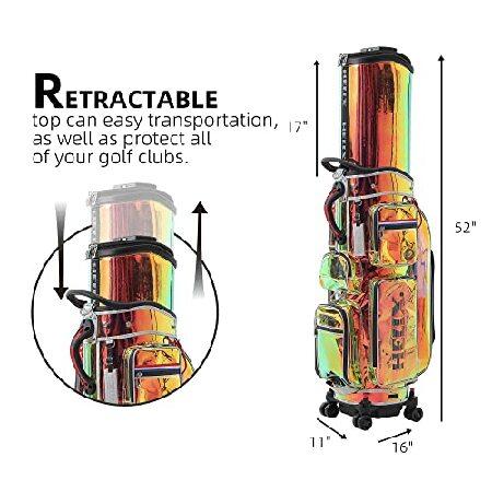 公式 グッズ HELIX 格納式ゴルフバッグ ホイール付き 丈夫なゴルフカートバッグ 容量12ポケット 【AA1390193449】(48906円)