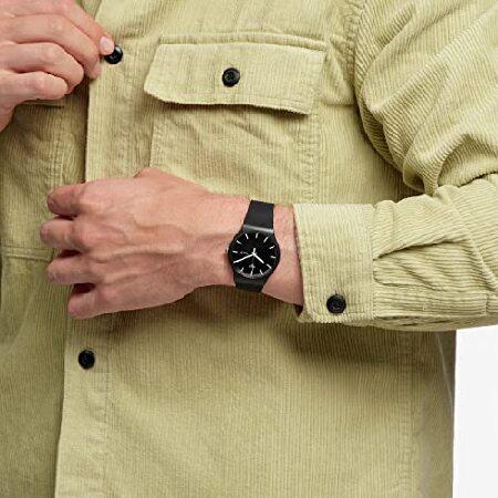 [Swatch] 腕時計 モノブラック再び。 ニュージェントバイオソース SO29B704 ブラック 