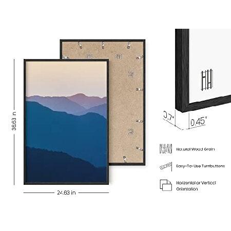 限定素材を使用 Haus and Hues フレーム付きアート 山 壁装飾 - 3枚セット 自然 壁アート 額入り 風景ポスター 壁 落ち着きのあるアート フレーム付き風景アート ブルーリッジマ 【JSB1073523197】(37766円)