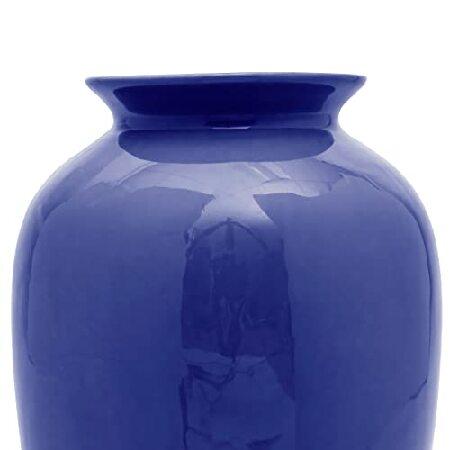 14インチ ネイビーブルー Tung Chi 花瓶 