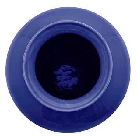 14インチ ネイビーブルー Tung Chi 花瓶 