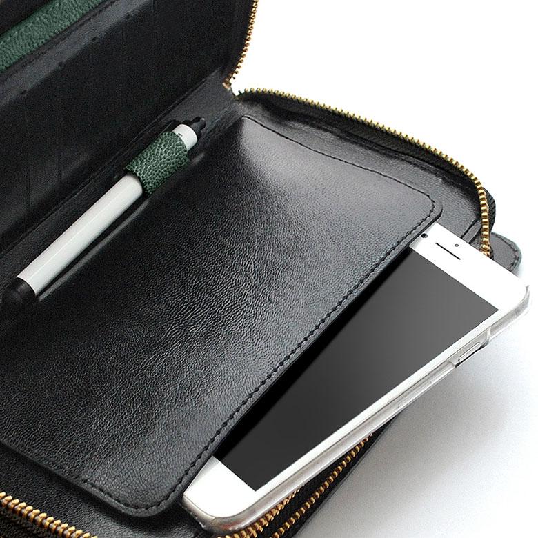 JRA(全日本爬虫類皮革産業協同組合)認定日本製 エレファントダブル