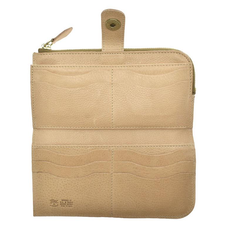 IL BISONTE イルビゾンテ 小銭入れ付 L字ファスナー サイフ 長