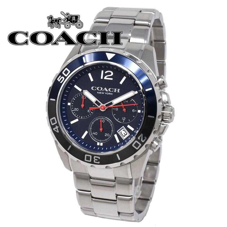 コーチ COACH ケント メンズ 腕時計 14602555 クロノグラフ シルバー 