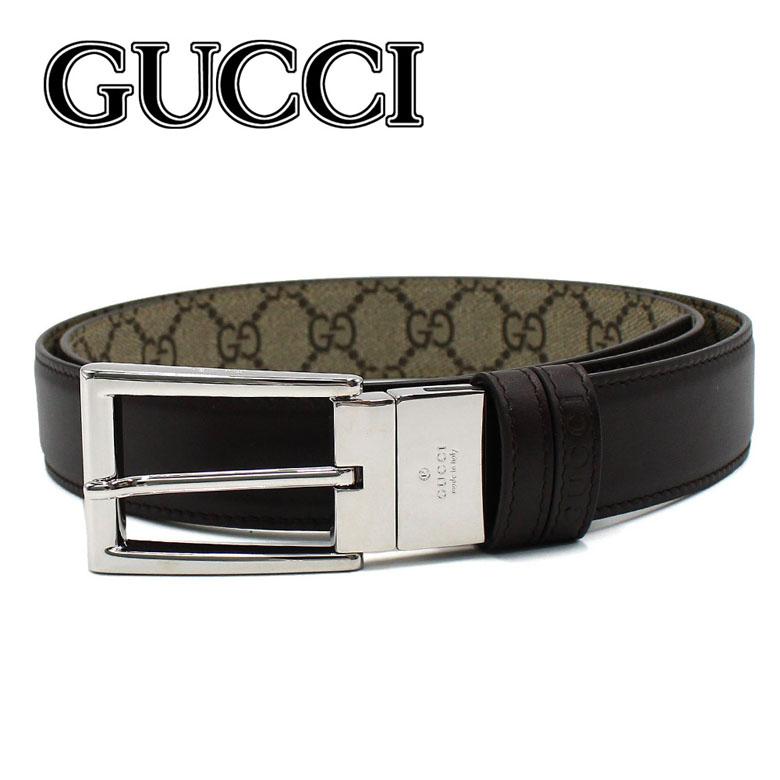 GUCCI（グッチ） ベルト 90サイズ リバーシブル 回転バックル GG
