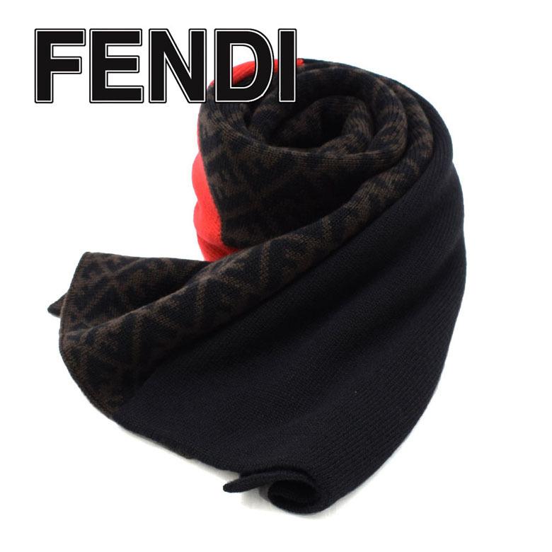 FENDI フェンディ マルチカラー ウール マフラー メンズ FXS124-AEVB  