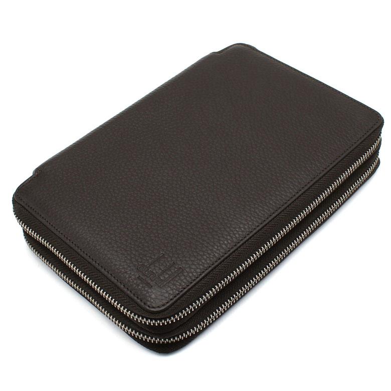 ダンヒル dunhill トラベルコンパニオン オーガナイザー トラベルケース ダブルジップ 財布 メンズ L2K545B ADV8の画像